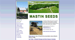 Desktop Screenshot of mastinseeds.com